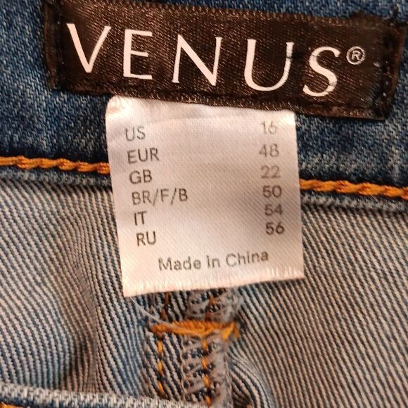 Venus Embellished  Denim Skirt. - Picture 9 of 12